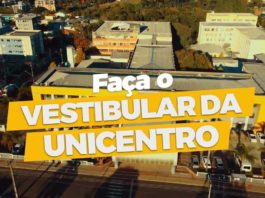 Vestibular Unicentro 2023