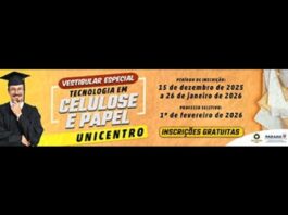 Vestibular Especial - Tecnologia em Celulose e Papel
